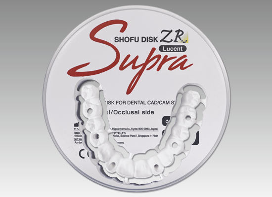 SHOFU Disk ZR Lucent Supra